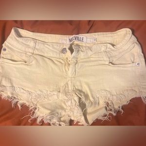 Brandy Melville yellow shorts